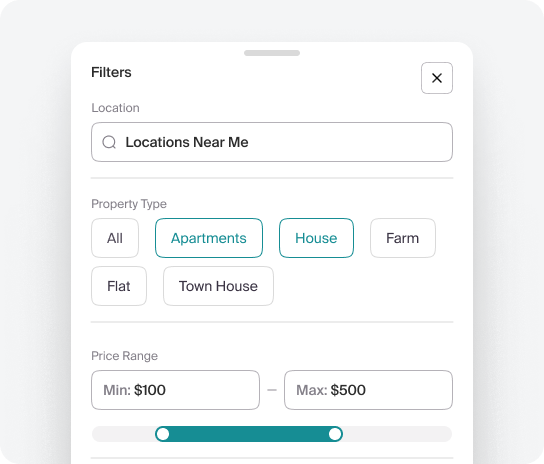 Apartment Search Interface