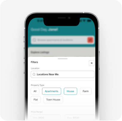 Chat with Landlords Interface