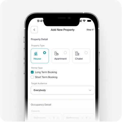 Chat with Landlords Interface